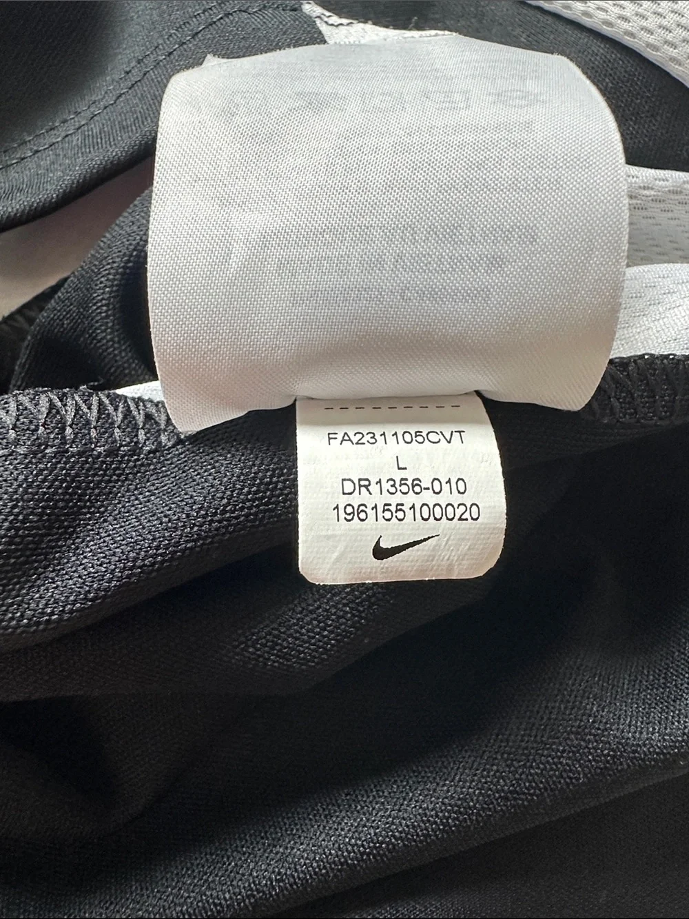 Nike Boys Black Performance Quarter-Zip with White Panels